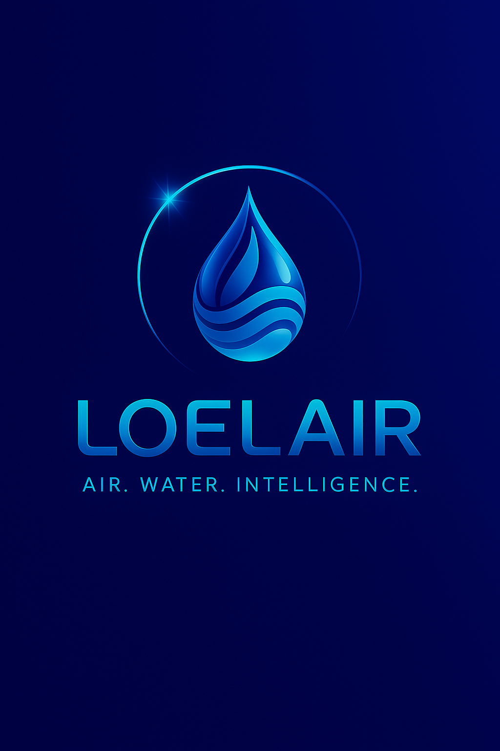 Logo LOELAIR — Air. Water. Intelligence.